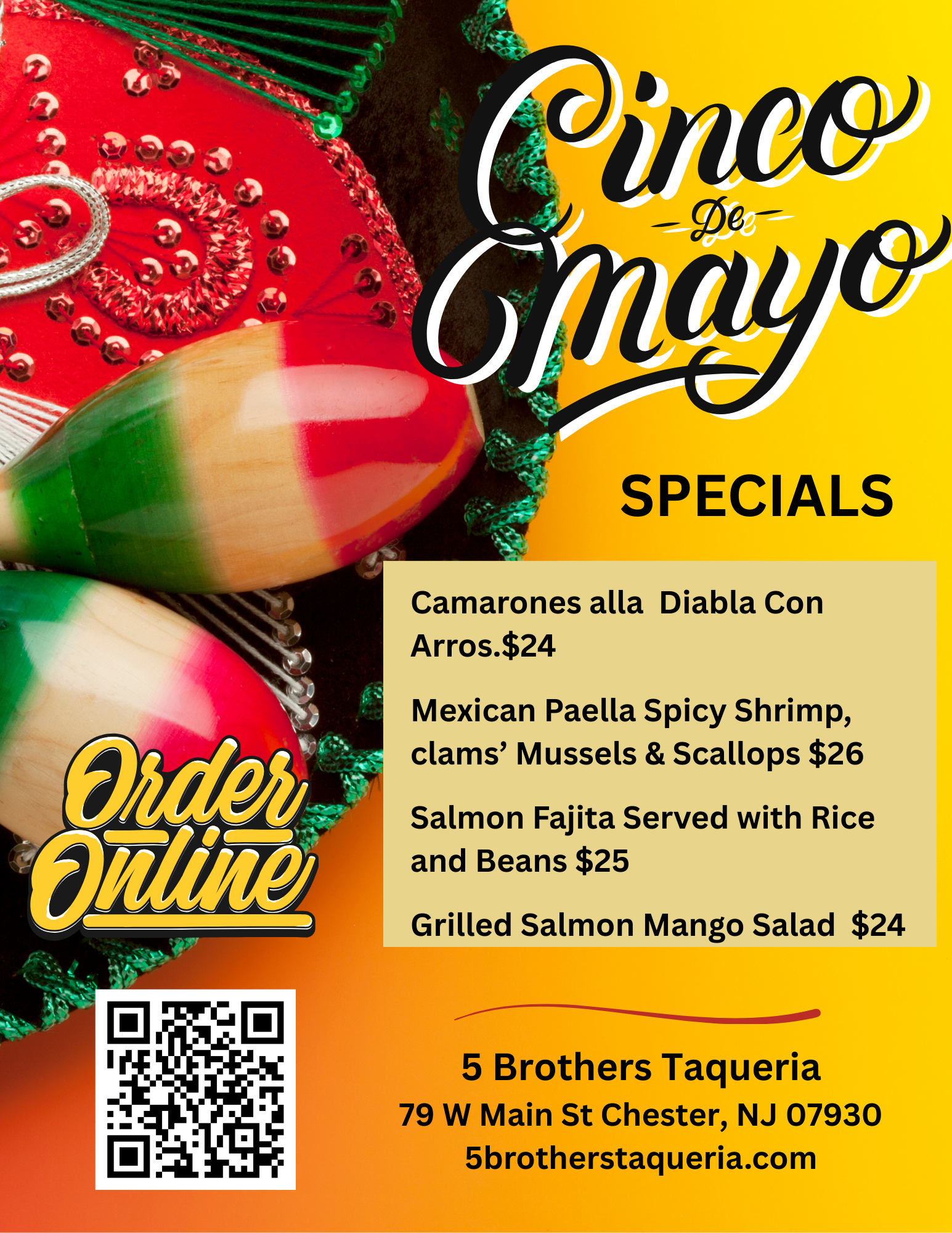 5 Brothers chester Cinco de Mayo (1)
